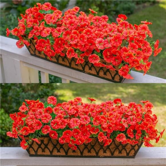 Fake Fall Flowers Artificial Flowers Plants for Outdoors Autumn Decoration - Picture 2 of 7